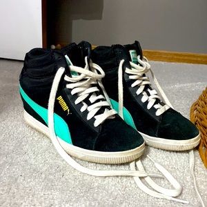 Puma hidden wedge high tops